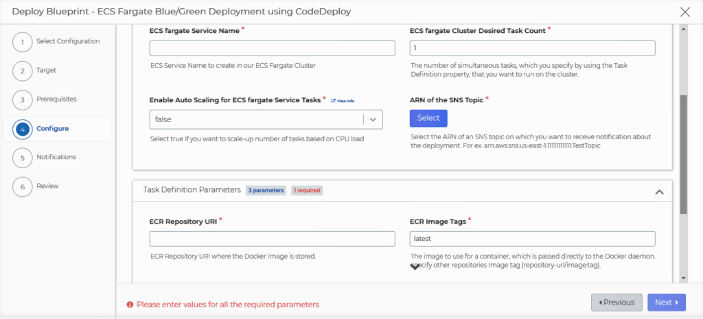 Blue green deployment blueprint